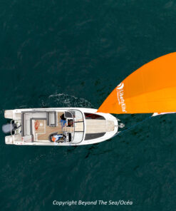 Eco-friendly 20m² LibertyKite®: Power and Safety at Sea.