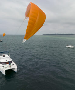 40m LibertyKite Towing a Powercat Australia