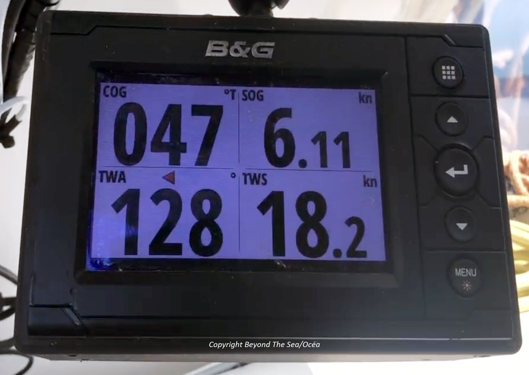 LibertyKite 40m² powering Ultim Actual - Speed Indicator